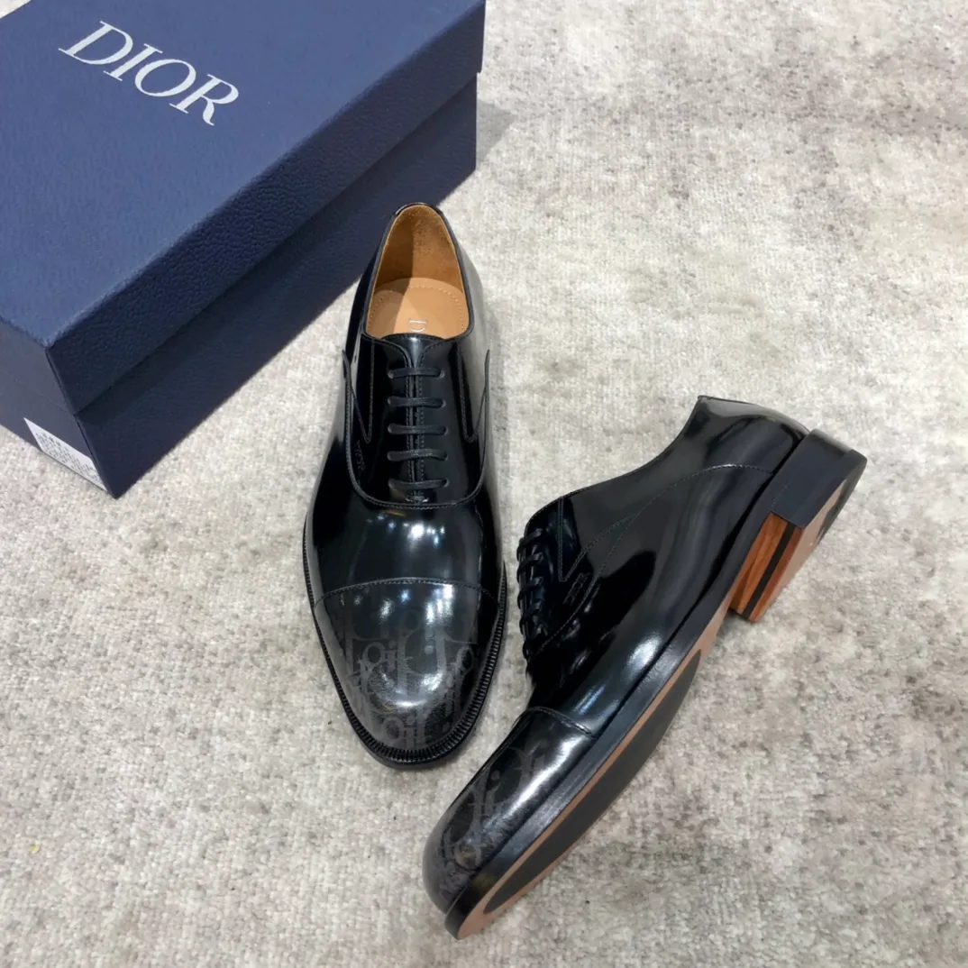Men's shoes 💰960 Dior high-end men's boutique casual leather shoes, imported cowhide upper, water-dyed cowhide lining, imported genuine leather outsole, perfect details, standard code 38-44 (45 is custom-made, non-returnable and non-exchangeable)